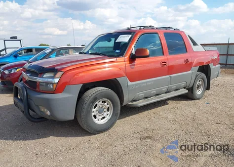 2002 Chevrolet Avalanche 2500 z USA, uszkodzony, nr VIN 3GNGK23G02G223190